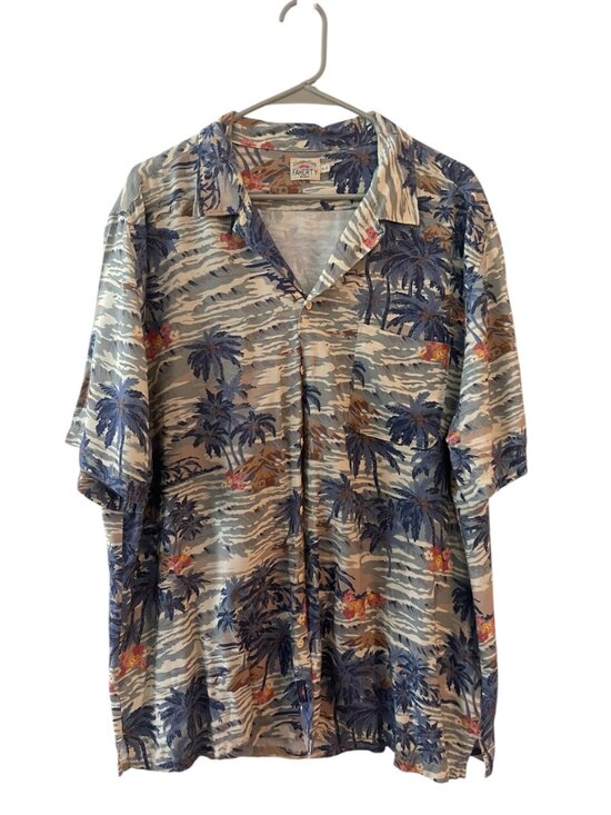 Faherty Other - FAHERTY Kona Camp short sleeve Hawaiian shirt XL vacation vibes coastal